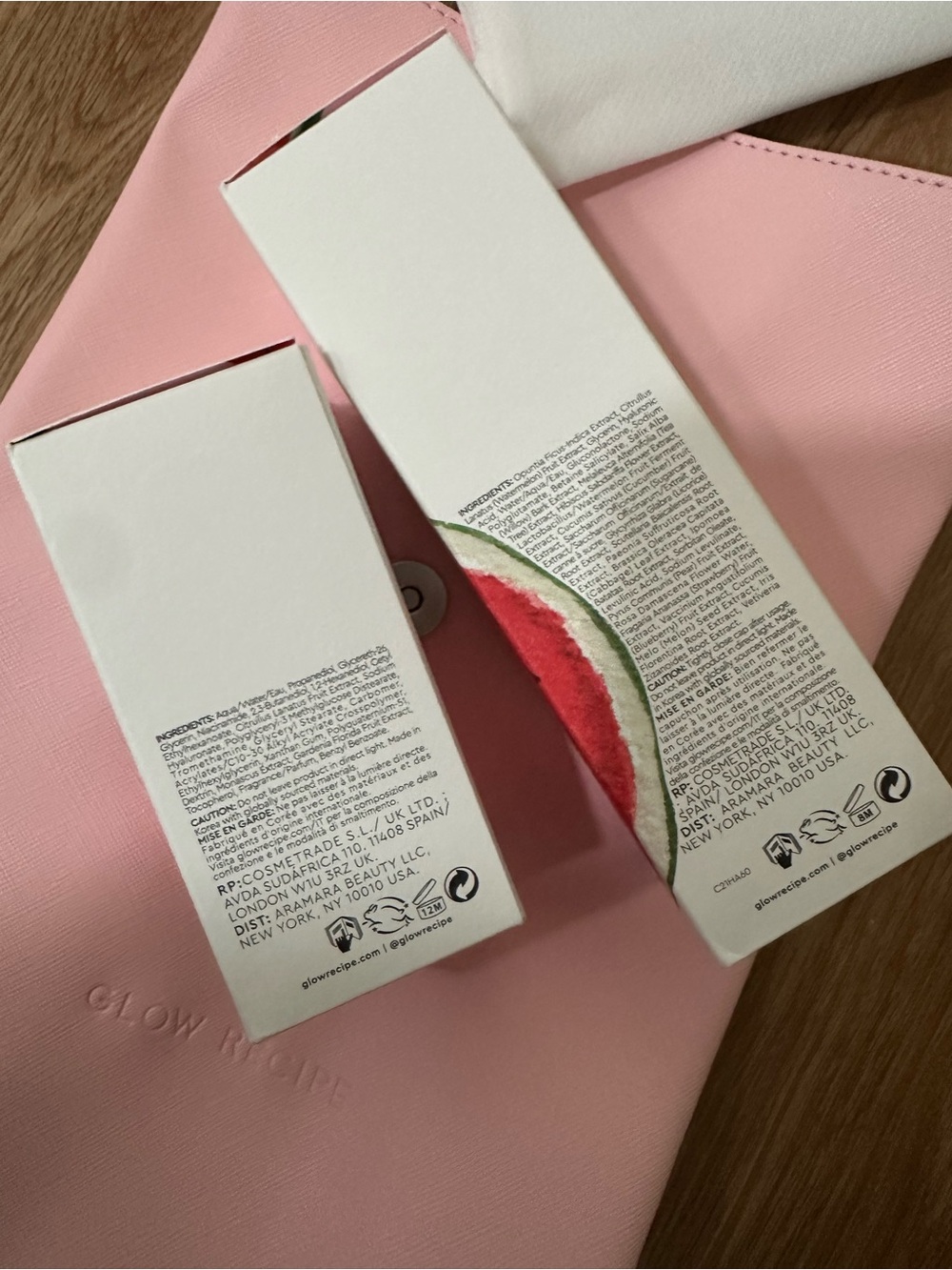 Glow Recipe White Packaging with Pink Pouch Accent bundle - Picture 3 of 4